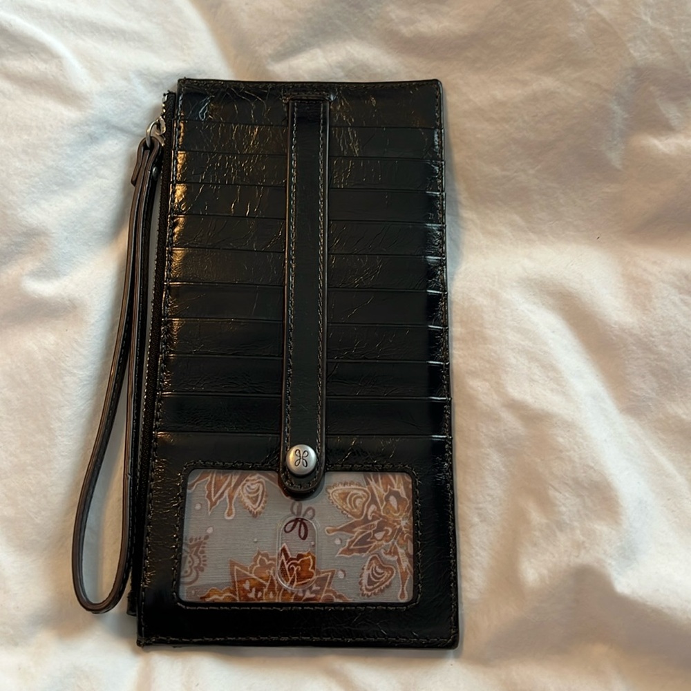 HOBO wristlet credit card wallet